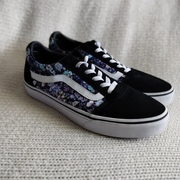Floral Vans Women's Sneakers Size 10 - Picture 2 of 8